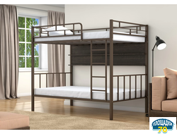 Двухъярусная кровать Валенсия 120 Коричневый полка венге