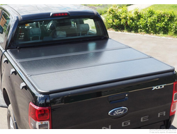 Жёсткая 3-секционная алюминиевая крышка для Форд Рейнджер Т6 с 2012 г.в.