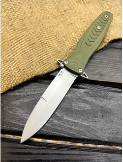 Складной нож Варанг EVO сталь AUS-10, рукоять G10, цвет олива