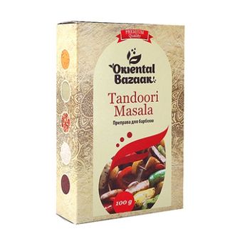 Смесь специй Tandoori Masala для барбекю Shri Ganga, 100 гр