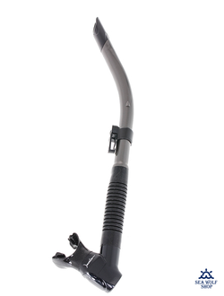 Трубка для дайвинга Marlin FLASH (прямая гофра) TITAN/BLACK