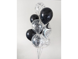 Сет из гелиевых шаров "Стальной характер"