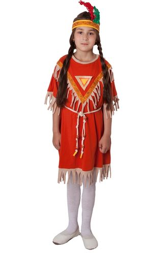 Карнавальный костюм индейца (девочка)