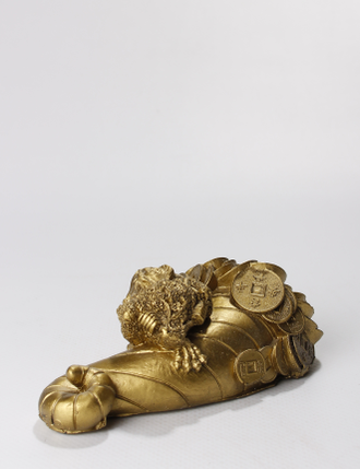 Денежная Трехлапая Жаба на роге изобилия