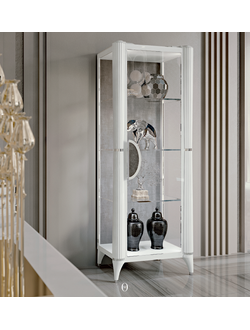 ВИТРИНА 1-ДВЕРНАЯ ELLIPSE ART. 9003 (L73*P50*H180) FRANCESCOPASI