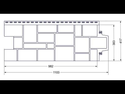 "КРУПНЫЙ КАМЕНЬ", ЦВЕТ ЗЕМЛЯ, СЕРИЯ СТАНДАРТ