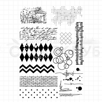 ФП набор штампов "Фонов много не бывает"
