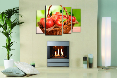 Модульная картина "Красное яблоки"