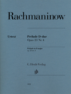 Rachmaninoff, Sergei Pr?lude D-Dur op.23,4 f?r Klavier