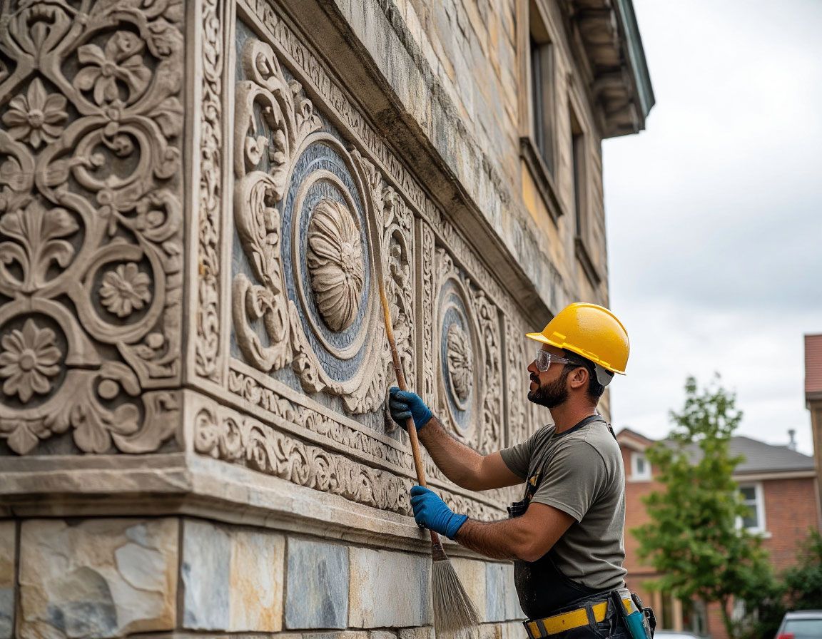Уход и реставрация фасадного декора из полиуретана