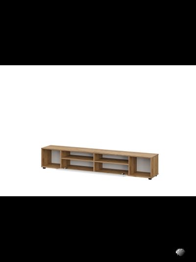 Байкал Тумба для телевидеоаппаратуры SAFE Дуб Дуб Золотой/Белый матовый