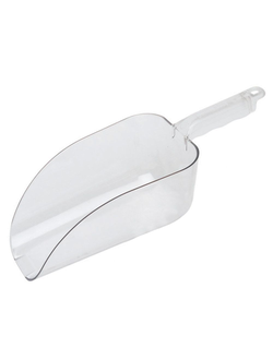 Совок для льда 1,8 кг. прозрачный, поликарбонат