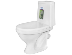 Унитаз-компакт ПРАЙМ белый с арматур. в компл (бачок,сиденье,крепл) [27842]