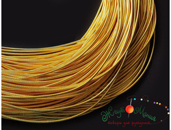 КАНИТЕЛЬ ЖЕСТКАЯ 1,1мм - 5г - ЗОЛОТО  (112)