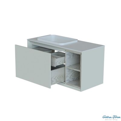 ШКАФ НИЖНИЙ ФРЕЙМ 1100-570-5 СТОЛЕШНИЦА НАТУРАЛЬНЫЙ МРАМОР BIANCO CARRARA