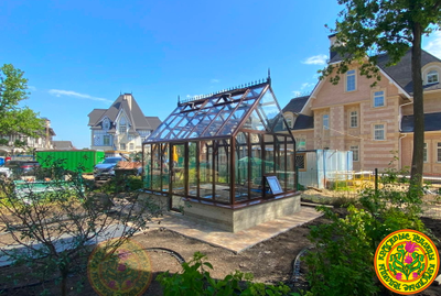 Базовая комплектация теплицы ЧЕСТЕРФИЛД ОПТИМАЛ размером 4000 х 3000 мм