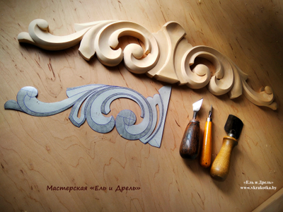Декор ручной работы резной
