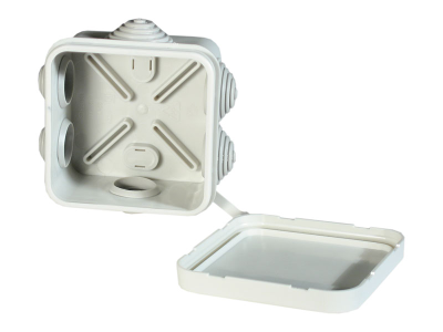 Прямоугольные распределительные коробки IP55 Hegel в открытом положении