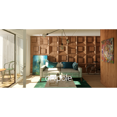 Гипсовая панель MALEVICH platinum артикул MM-0075-pl