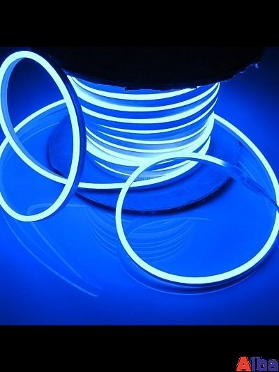 Гибкий неон Flex 220V Голубой