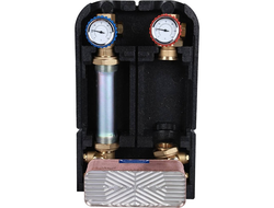 Насосная группа STOUT с теплообменником 28 пластин в теплоизоляции, с циркуляционным насосом 25/60-1