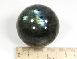 Шар Лабрадорит, Мадагаскар (48 мм, 133 г) №35334