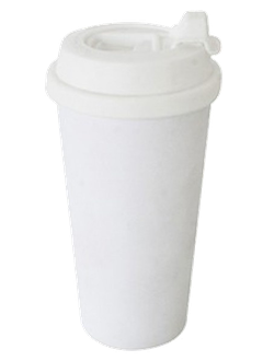 Термостакан с защелкой БЕЛАЯ крышка