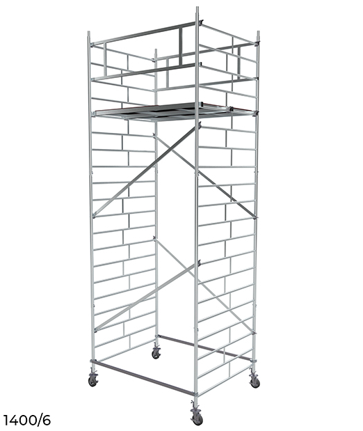 Вышка модульная алюминиевая 1400/6