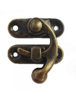 Замок для шкатулок малый, бронза