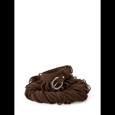 Bonny пояс с бахромой 80-1 Коричневый