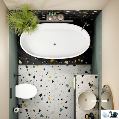 Керамогранит Creto Cray dark shards 60 х 60 см