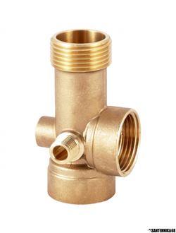 Штуцер 5-выводной 1"*1"*1"*1/4"*1/4" нар*вн*вн*нар*вн VRT для насосной станции