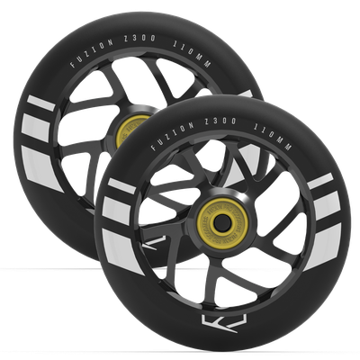 Колеса для самоката Fuzion Wheel (pair) - Black Ano / Black PU