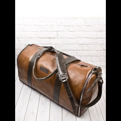 Кожаный портплед / дорожная сумка Torino Premium 
cog/brown (арт. 4037-03)