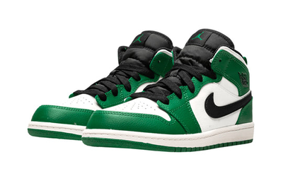 кроссовки Nike Air Jordan 1 Mid SE Pine Green брендовая обувь