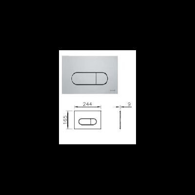 Комплект: подвесной безободковый унитаз Vitra Mia Round, с сиденьем с микролифтом, инсталляцией и кнопкой Root Round, хром глянцевый 9873B003-7201