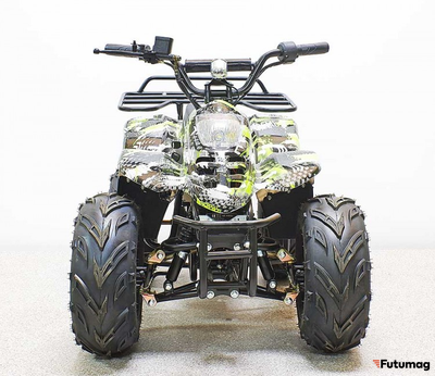 Квадроцикл GreenCamel Gobi K51 (30Ah 36V 800W R7 Цепь) быстросъем, ножной тормоз, pеленый экстрим