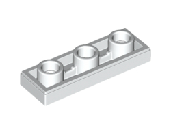 Tile, Modified 1 x 3 Inverted with Hole, White (35459 / 6223491)