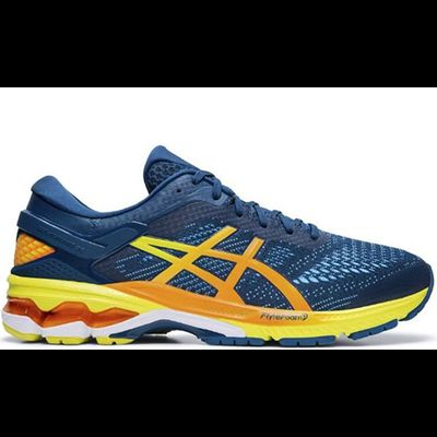 Asics Gel Kayano 26 Синие с желтым