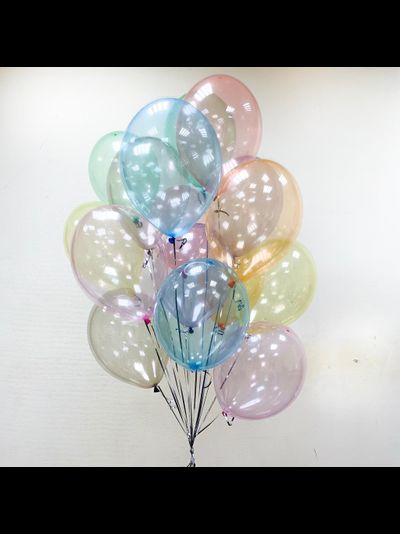 Набор шаров "Хрустальный" - 15 штук (модификация 1)