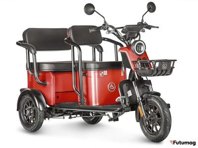 Электротрицикл Wanshida UM+ 60V 1000Вт красный