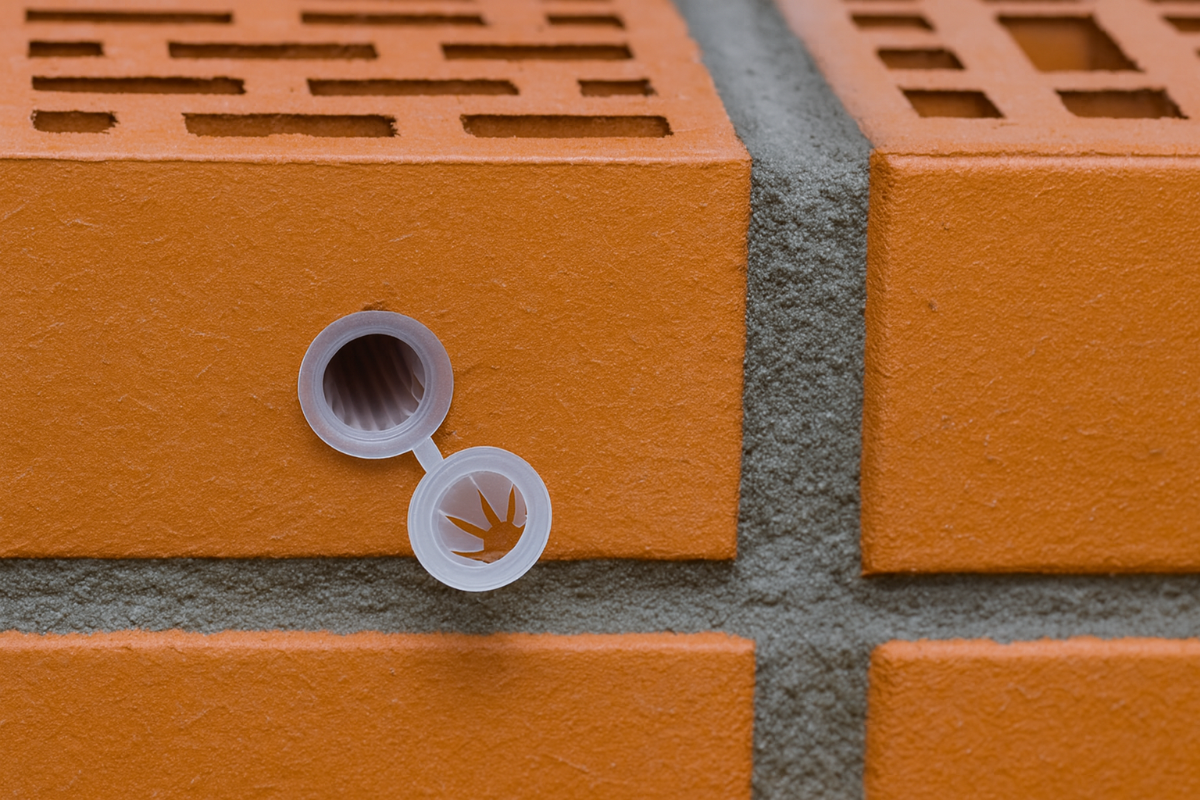 Монтаж хим анкера в кирпиче