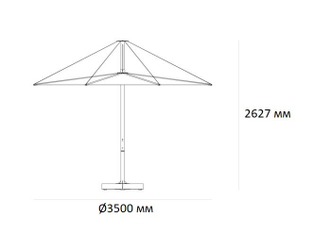 Зонт дизайнерский Inumbra Medium