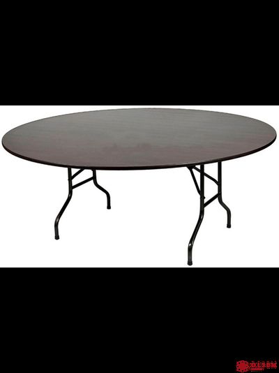 Стол банкетный складной круглый D.1200, венге, черный