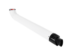 Комплект дымохода ROMMER СТАНДАРТ 60/100 - 900мм хомут в комплекте + втулка D60 L-50 (Арт. RCA-6010-