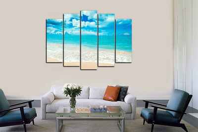 Модульная картина "Голубой океан"
