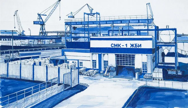 Купить железобетонный забор ПО-2 / ПО-2М / П6В