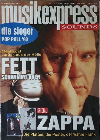 Musikexpress Sounds Magazine April 1994 Bjork, Enigma, Иностранные музыкальные журналы, Intpressshop