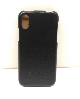 Чехол-книжка  для мобильного телефона iPhone 8G, черный, пластик