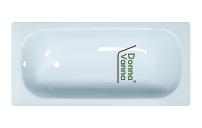 Ванна стальная ВИЗ "Donna Vanna" Летний небесный, с антибактериальным покрытием,с опорной подставки,150x70x40 см.